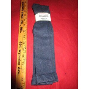 2 Pair Womens Medium Pocono 25% Angora Knee High Warm Sock 6-9 Navy USA